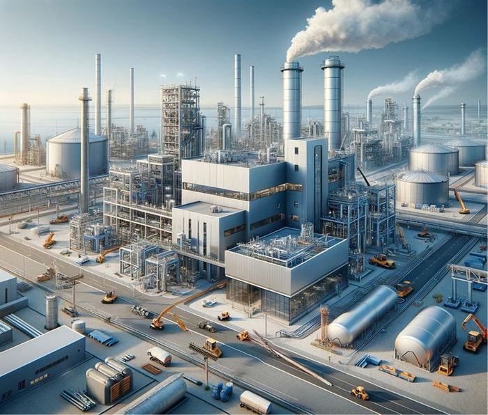 Industrial facility representing responsible sourcing